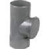 [152884] TEE REGISTRO SANIT GRIS 110MM